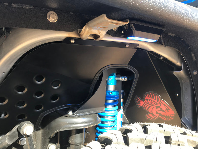 Fishbone Offroad 07-18 Jeep Wrangler JK Aluminum Front Inner Fenders FB33007F FB33007F Photo - lifestyle view