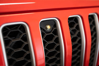 DV8 Offroad 2018+ Jeep JL Grill Amber Marker Lights GRJL-02 GRJL-02 Photo - Mounted