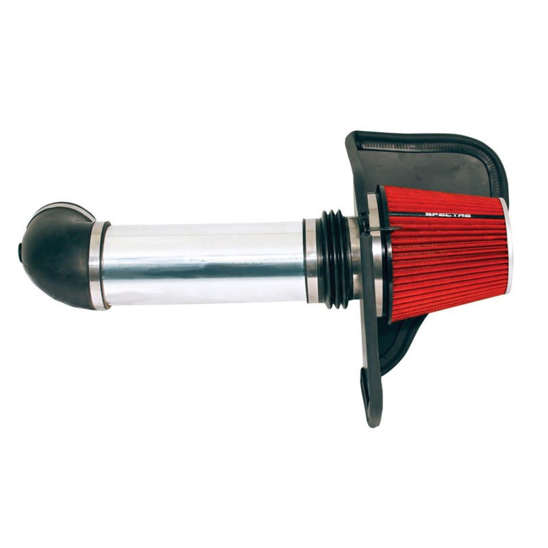 Spectre 05-10 Chrysler 300C V8-5.7/6.1L F/I Air Intake Kit - Polished w/Red Filter 9935 9935 Photo - Primary