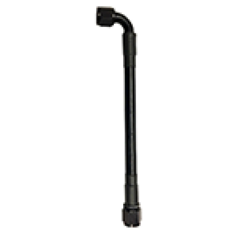 Fragola -10AN PTFE Hose Assembly Straight x 90 12in 6010-1-2-12BL 6010-1-2-12BL Photo - Primary