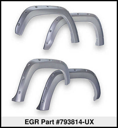 EGR 11-15 Ford Super Duty Bolt-On Look Color Match Fender Flares - Set - Ingot Silver 793814-UX 793814-UX Thumbnail