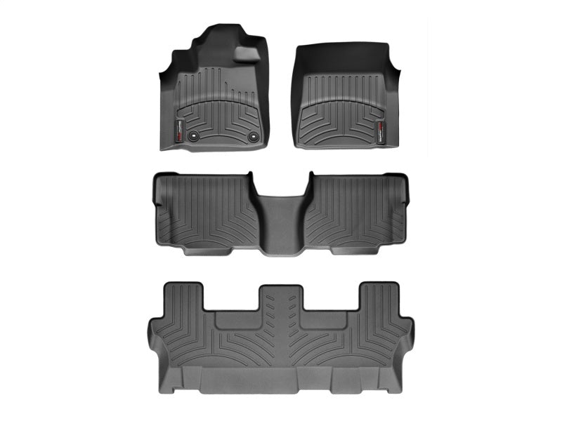 WeatherTech WT FloorLiner - Rear - Blk Floor Mats Floor Mats - Rubber main image