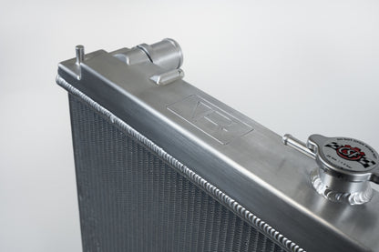 CSF Nissan R33 Skyline GT-R/GTS Full Billet Aluminum High-Performance Radiator 7219 7219 Photo - Close Up