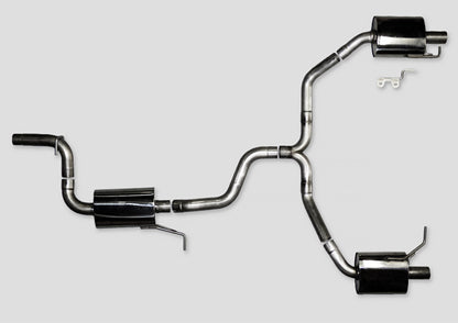 AWE Tuning VW CC Touring Edition Exhaust Dual Outlet - Diamond Black Tips 3010-33022 3010-33022 Photo - Primary