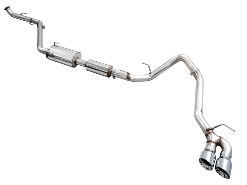 AWE Tuning AWE Exhaust for 4th Gen Toyota Tacoma Dual Chrome Silver Tips 3015-32254 3015-32254 Photo - Primary