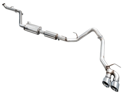 AWE Tuning AWE Exhaust for 4th Gen Toyota Tacoma Dual Chrome Silver Tips 3015-32254 3015-32254 Photo - Primary