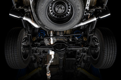 AWE Tuning 20-21 Jeep Gladiator JT 3.6L Tread Edition Cat-Back Dual Exhaust - Diamond Black Tip 3015-33101 3015-33101 Photo - out of package