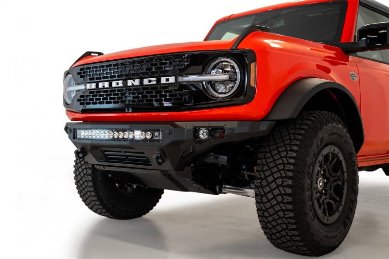 Addictive Desert Designs 2021+ Ford Bronco Stealth Fighter Front Bumper w/ Winch Mount F230142210103 F230142210103 Photo - Mounted