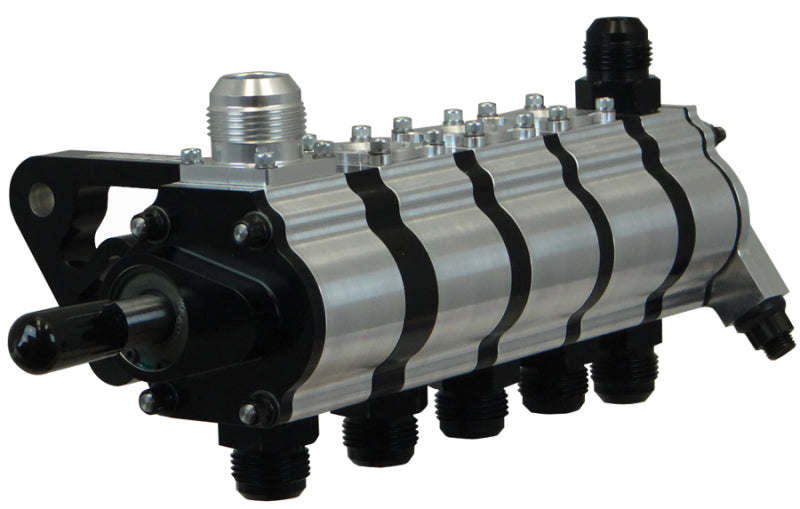 Moroso 5 Stage Dry Sump Oil Pump w/Fuel Pump Drive - Tri-Lobe - Left Side - 1.200 Pressure 22365 22365 Photo - Primary