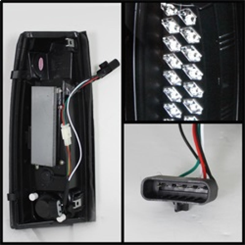 Spyder Chevy C/K Series 1500 88-98/Blazer 92-94 LED Tail Lights Blk ALT-YD-CCK88-LED-BK 5001351 5001351 Photo - Unmounted