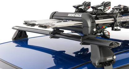 Rhino-Rack Universal Ski/Snowboard Carrier - Fits 3 Pairs of Skis or 2 Snowboards - Black 573 573 Photo - Primary