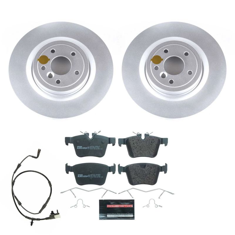 Power Stop 17-20 Jaguar XE Rear Euro-Stop Brake Kit ESK7733 ESK7733 Photo - Primary