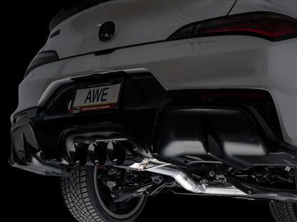 AWE Tuning 2024 Acura Integra Type S DE5 FWD Track Edition Exhaust w/ Triple Diamond Black Tips 3020-53335 3020-53335 Photo - Mounted