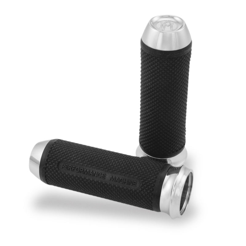 Performance Machine Handle Grip Set - Elite Cable - Chrome 0063-2027-CH 0063-2027-CH Photo - Primary