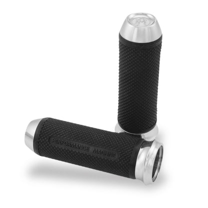 Performance Machine Handle Grip Set - Elite Cable - Chrome 0063-2027-CH 0063-2027-CH Photo - Primary