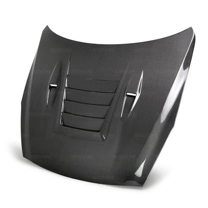 Seibon 09-12 Nissan GTR R35 DS-Style Carbon Fiber Hood HD0910NSGTR-DS HD0910NSGTR-DS Photo - Primary