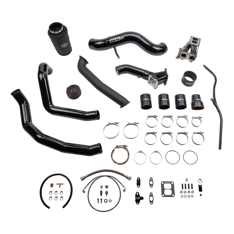 Wehrli 01-04 Chevrolet 6.6L LB7 Duramax S300 Turbo Install Kit (No Turbo) - WCFab Grey WCF100478-GRY WCF100478-GRY Photo - Primary