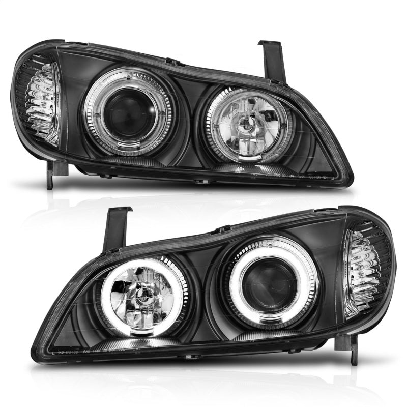 Anzo 2000-2004 Infiniti I30 Projector Headlights w/ Halo Black 121077 Photo - Unmounted