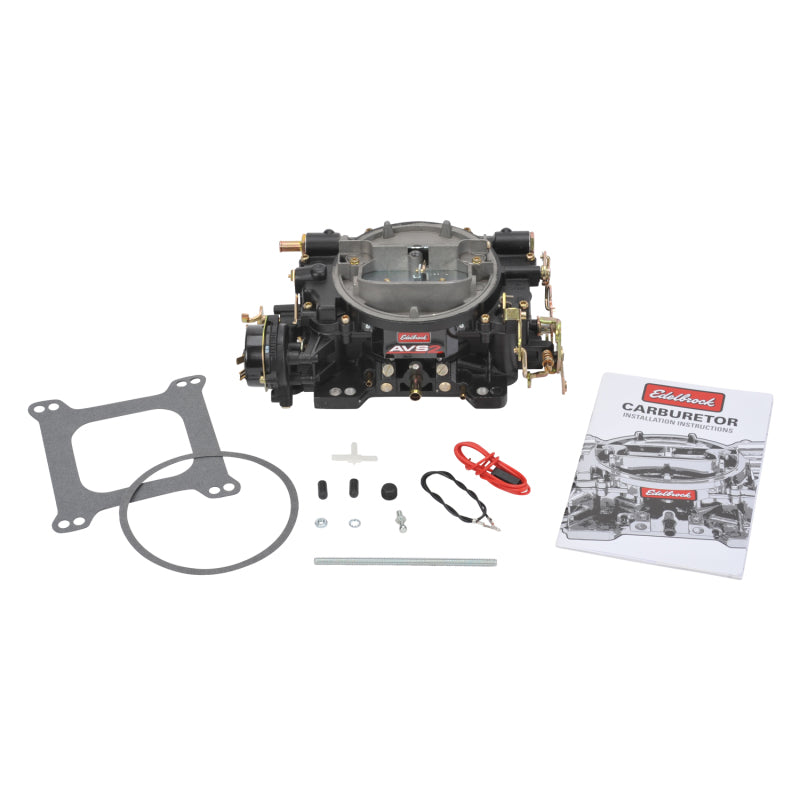 Edelbrock Carburetor Thunder AVS2 Series 650 CFM Electric Choke Black Powder Coated (Non-EGR) 19063 19063 Photo - Primary