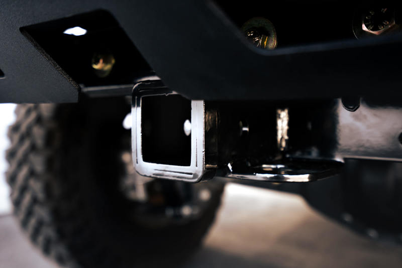 DV8 Offroad 07-21 Jeep Wrangler (JK/JL) Bolt-On Hitch w/o Lights AHJP-02 AHJP-02 Photo - Mounted