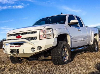 Road Armor 08-13 Chevy 1500 Stealth Front Winch Bumper w/Pre-Runner Guard - Tex Blk 37704B 37704B Photo - Primary