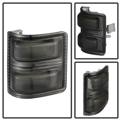 SPYDER xTune Ford Superduty 08-14 F250-F550 Amber LED Mirror Signal Lens - Smoke ACC-LED-FDSD08-MR-SM 9924743 9924743 Photo - Unmounted