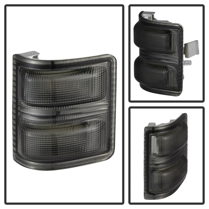 SPYDER xTune Ford Superduty 08-14 F250-F550 Amber LED Mirror Signal Lens - Smoke ACC-LED-FDSD08-MR-SM 9924743 9924743 Photo - Unmounted