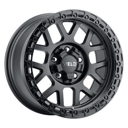 Weld Off-Road W104 17X8.5 Cinch 5X110 5X127 ET38 BS6.25 Satin Black / Gloss Black 71.5 W10478532625 W10478532625 Photo - Primary