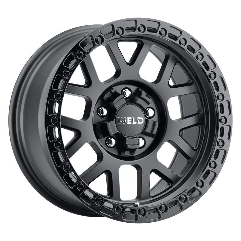 Weld Off-Road W104 17X9.0 Cinch 5X114.3 5X127 ET00 BS5.00 Satin Black Gloss Black 78.1 W10479026500 W10479026500 Photo - Primary