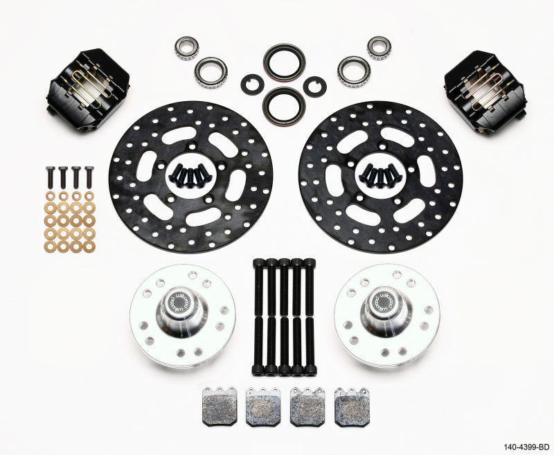 Wilwood Dynalite Single Front Drag Kit Drilled Rotor Chassis Eng. Strut 140-4399-BD 140-4399-BD Photo - Primary
