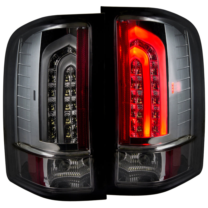 Anzo 2007-2013 Chevrolet Silverado 1500 LED Taillights Smoke G2 311226 Photo - Primary