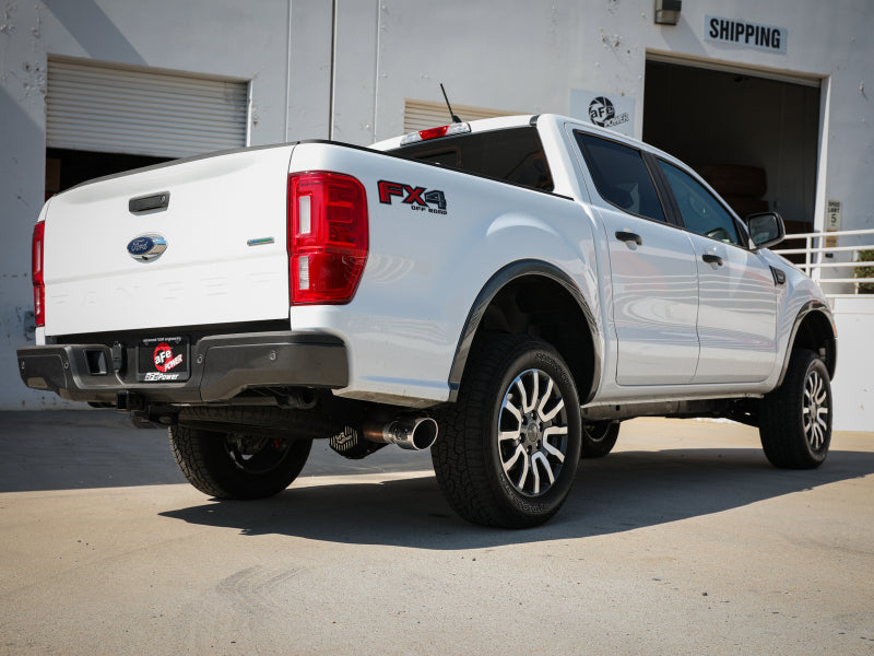 aFe Apollo GT Series 3in 409 SS Cat-Back Exhaust 19-20 Ford Ranger 2.3L w/ Polished Tips 49-43118-P 49-43118-P Photo - Mounted