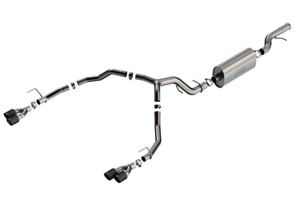 Borla 21-22 Chevrolet Tahoe 6.2L V8 2/4WD 4DR T-304 SS Touring Cat-Back Exhaust w/ Carbon Fiber Tips 140858CF 140858CF Photo - Primary