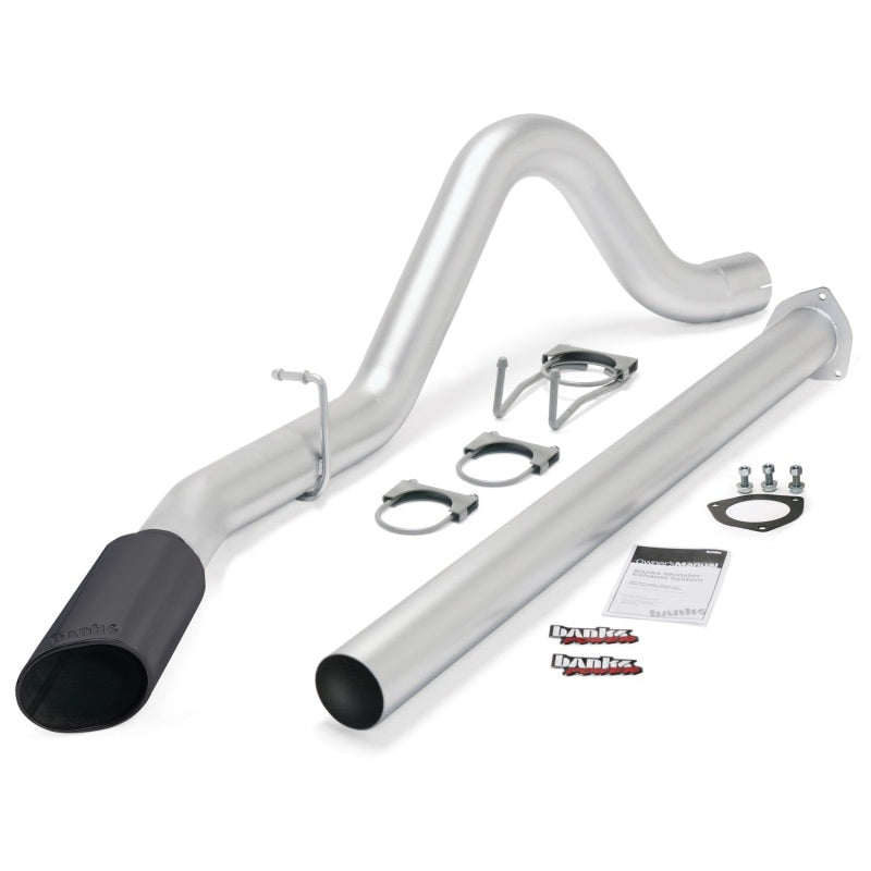Banks Power Monster Exhaust System, Single Exit, Black Tip For Use With 2015-16 49792-B Photo - Primary