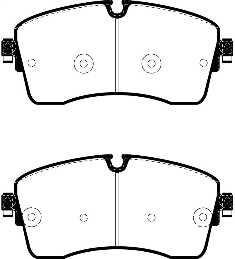 EBC 2018+ Jaguar E-Pace 2.0L Turbo (246) Yellowstuff Front Brake Pads DP42385R DP42385R Photo - Primary