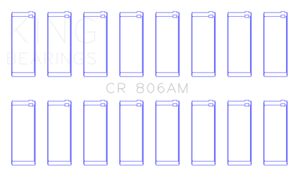 King Engine Bearings King Chrysler 361Cl/383Cl (Size Standard) Connecting Rod Bearing Set CR806AM CR806AM Photo - Primary