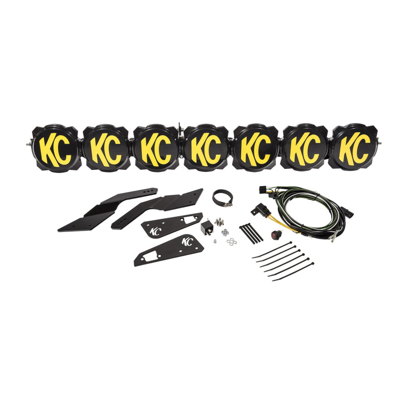 KC HiLiTES Can-Am X3 45in. Pro6 Gravity LED 7-Light 140w Combo Beam Overhead Light Bar System 91334 91334 Photo - lifestyle view