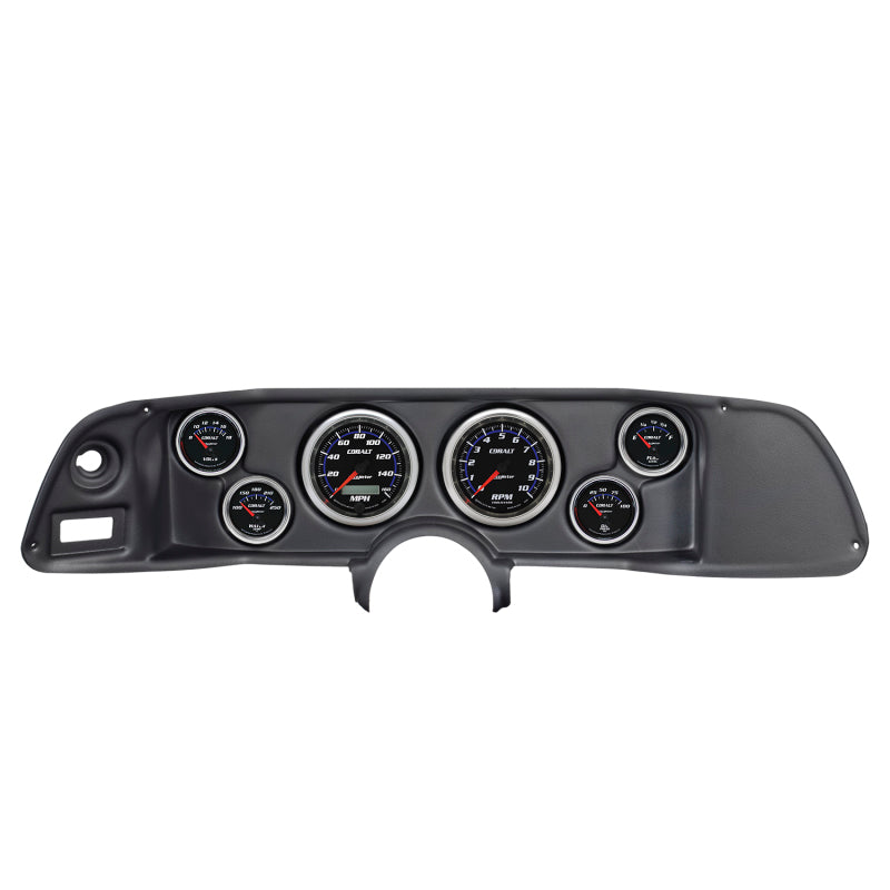 Autometer Cobalt 70-78 Camaro Dash Kit 6pc Tach / MPH / Fuel / Oil / WTMP / Volt 7022-CB 7022-CB Photo - Primary