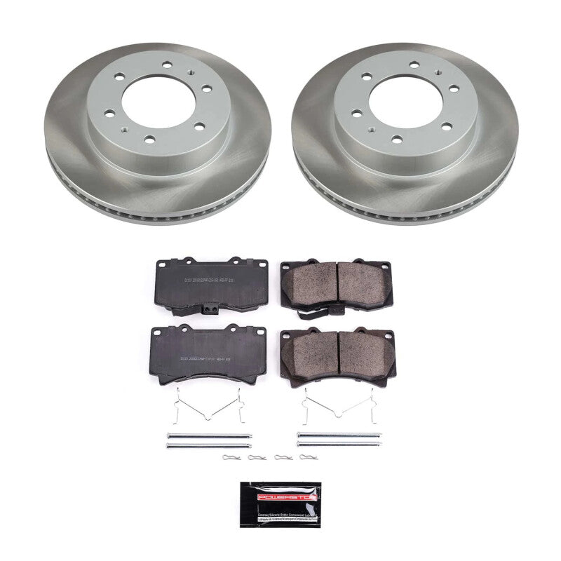 PowerStop Power Stop 09-10 Hummer H3T Front Semi-Coated Rotor Kit SC3035 SC3035 Photo - Primary
