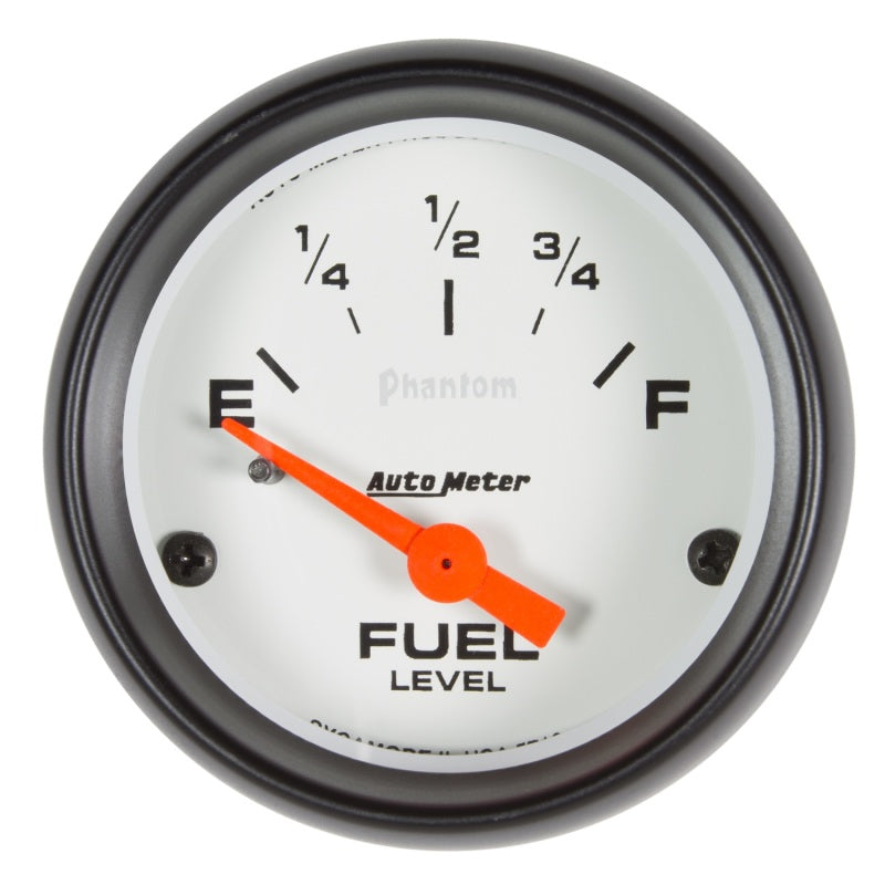 Autometer Phantom Gauge Fuel Level 2 1/16in 73e To 10f(Aftermarket Linear) Elec Phantom 5719 5719 Photo - Primary