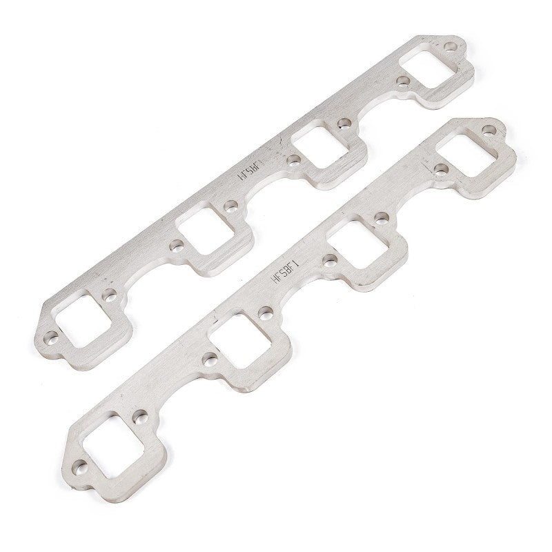 Stainless Works SBF Stock Rectangular Shaped Port 304SS Exhaust Flanges 1-3/4in Primaries (2in BP) HFSBF2 HFSBF2 Photo - Primary