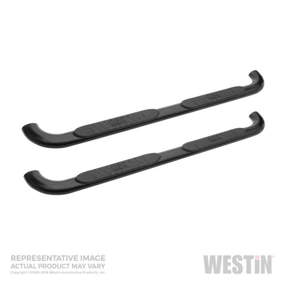 Westin 2016-2018 Nissan Titan XD Crew Cab Platinum 4 Oval Nerf Step Bars - Black 21-4025 21-4025 Photo - Primary