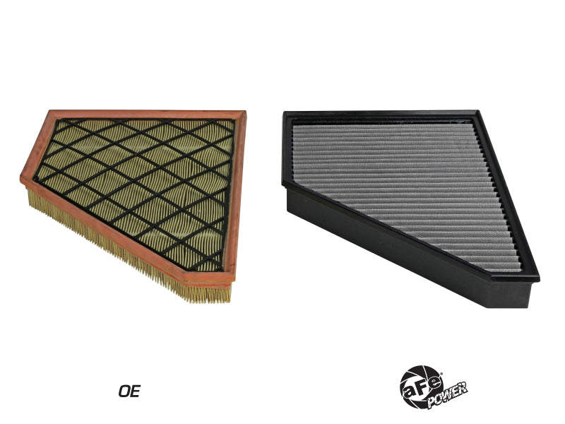 aFe 17-23 GMC Acadia V6 3.6L  / 17-24 Cadillac XT5 V6 3.6L Magnum FLOW Pro DRY S Air Filter 31-10297 31-10297 Photo - Unmounted