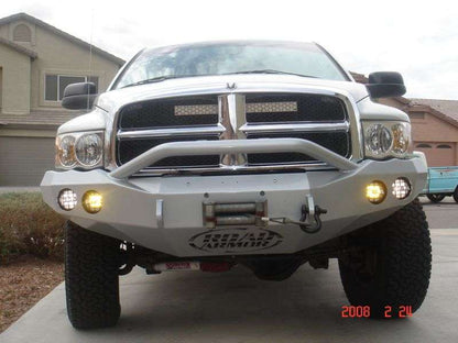 Road Armor 03-05 Dodge 2500 Stealth Front Winch Bumper w/Pre-Runner Guard - Tex Blk 44044B 44044B Photo - Primary