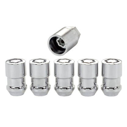 McGard Wheel Lock Nut Set - 5pk. (Cone Seat) M12X1.5 / 3/4 Hex / 1.46in. Length - Chrome 24537 24537 Photo - Primary