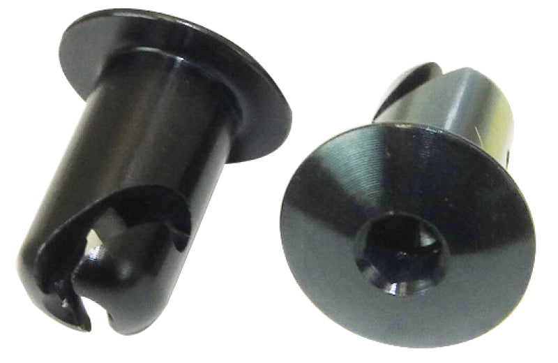 Moroso Quick Fastener - Oval Head - 7/16in x .500in - Aluminum - Black - 10 Pack 71356 71356 Photo - Primary