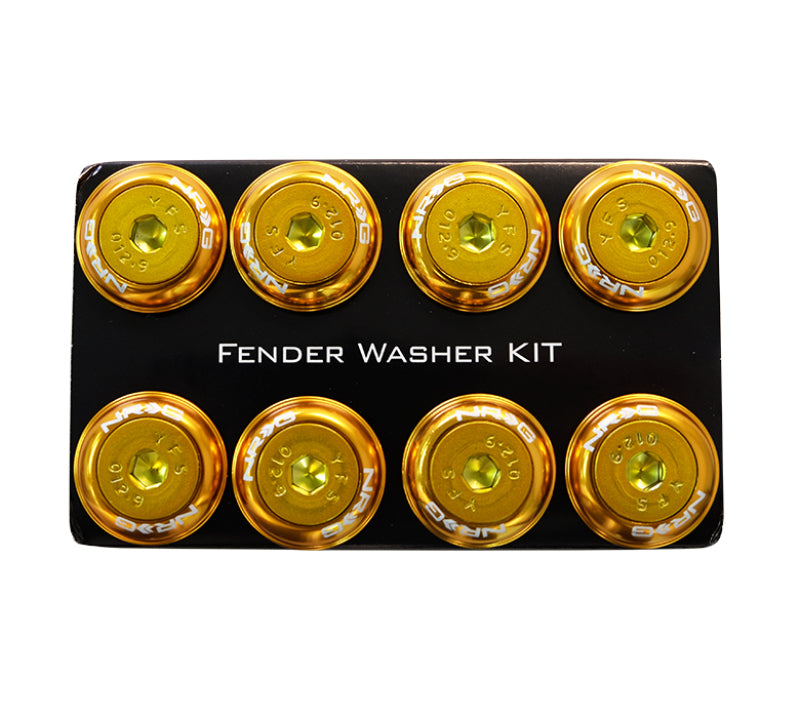 NRG Fender Washer Kit w/Color Matched M8 Bolt Rivets For Plastic (Rose Gold) - Set of 8 FW-800RG FW-800RG Photo - Primary