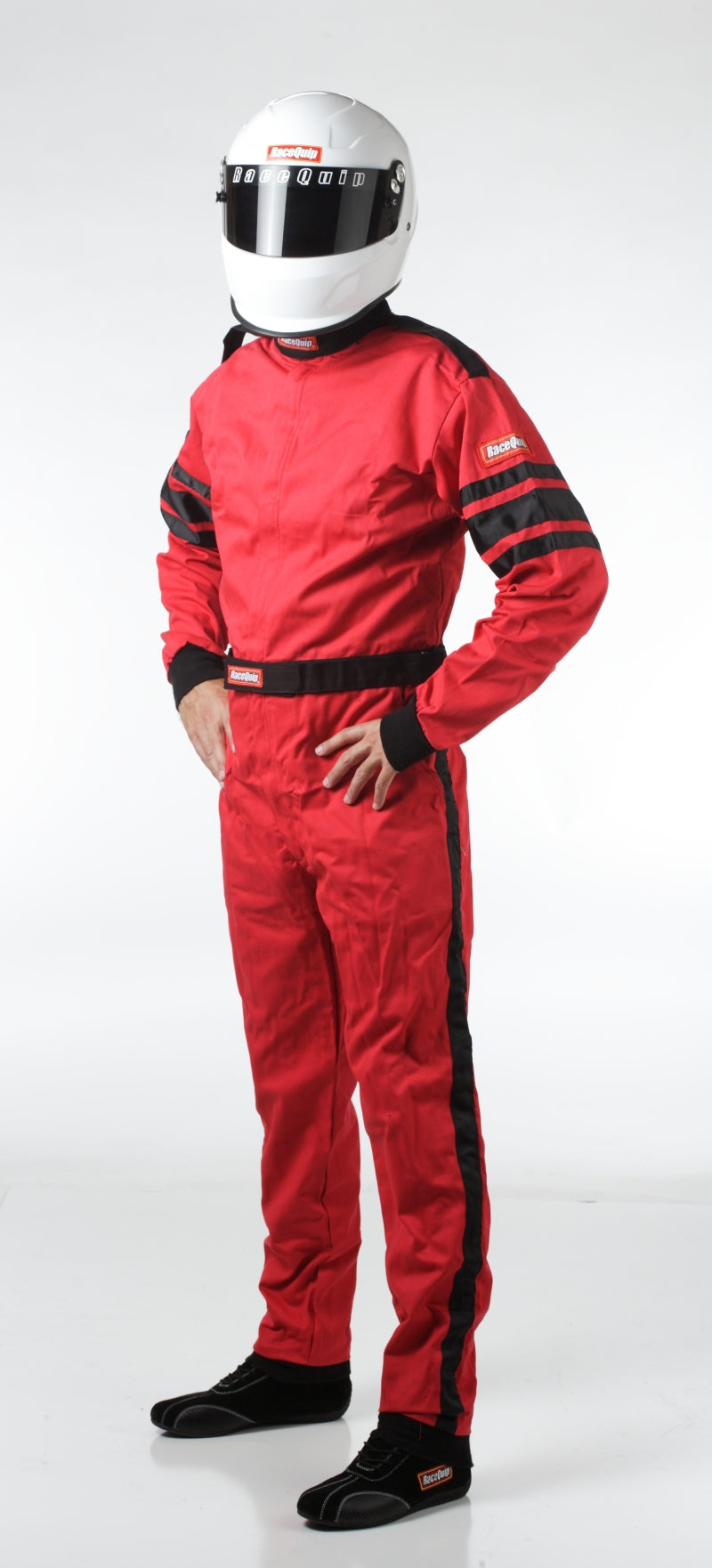 Racequip 110 Series Racing Suit; SFI-1 Certified; Color: Red; Size: Small 110012 Photo - Primary