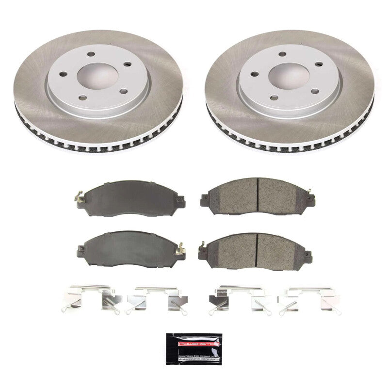 PowerStop Power Stop 18-24 Nissan LEAF Front Semi-Coated Rotor Kit SC8275 SC8275 Photo - Primary