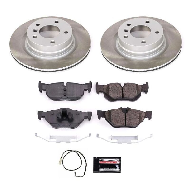PowerStop Power Stop 07-10 BMW 328i Rear Semi-Coated Rotor Kit SC044 SC044 User 1
